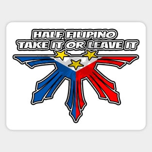 Half Filipino Magnet